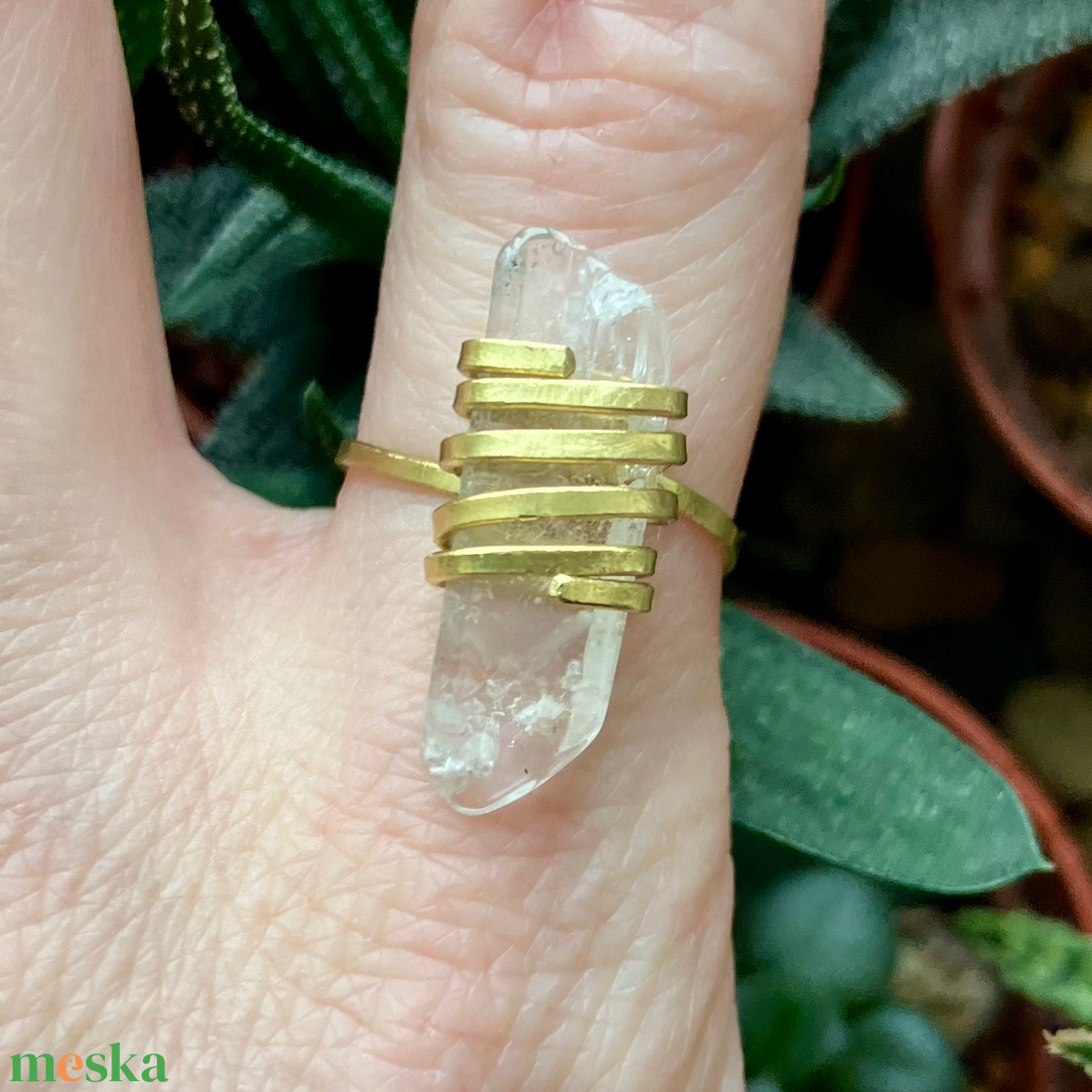 SaraZ // Crystal Ward gyűrű - ékszer - gyűrű - statement gyűrű - Meska.hu