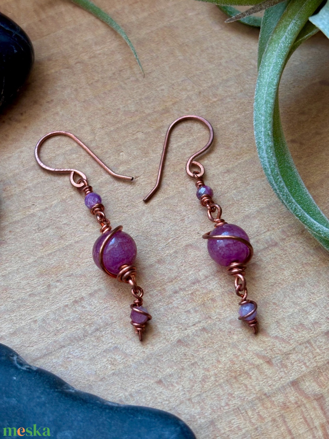 SaraZ // Planet Bloom fülbevaló - ékszer - fülbevaló - lógó fülbevaló - Meska.hu