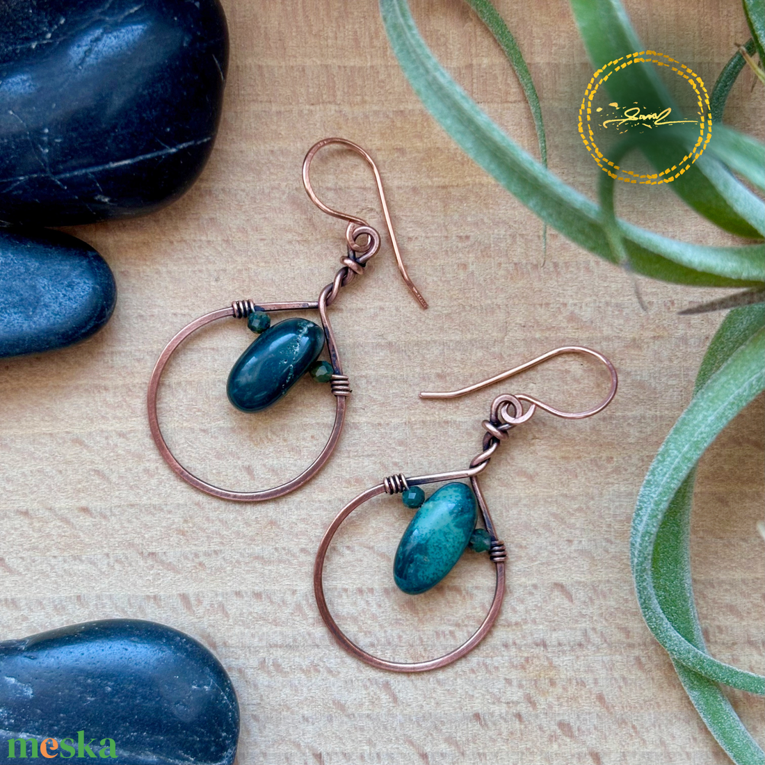 SaraZ // Nomad Lines fülbevaló - ékszer - fülbevaló - lógó fülbevaló - Meska.hu