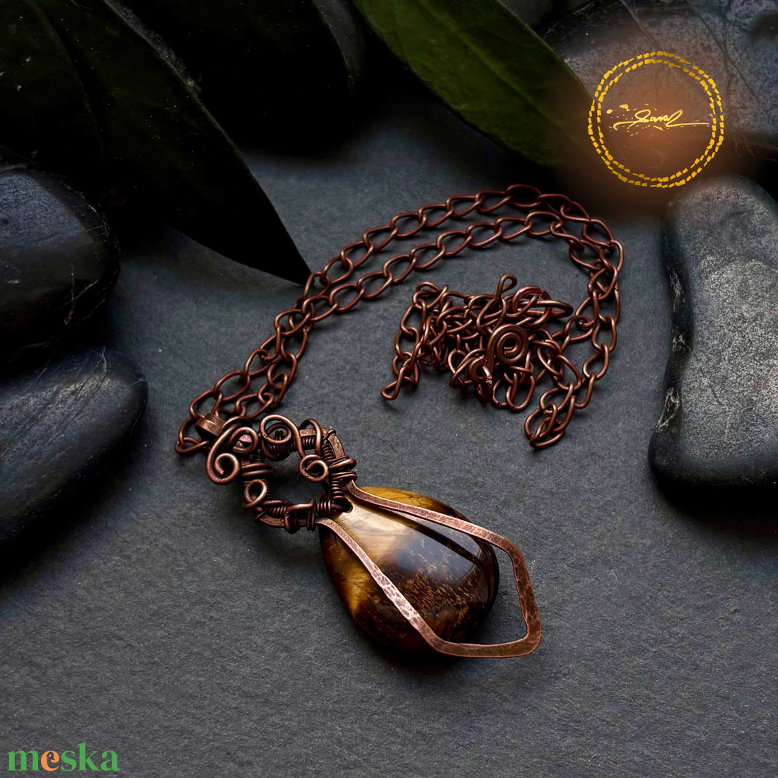 SaraZ // Sun Relic nyaklánc  - ékszer - nyaklánc - medálos nyaklánc - Meska.hu