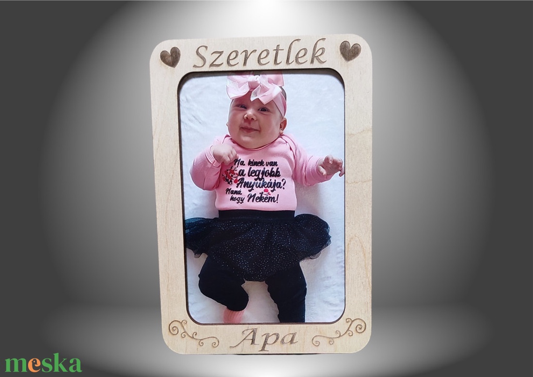 Képkeret Szeretlek Apa - otthon & életmód - dekoráció - kép & falikép - képkeret - Meska.hu