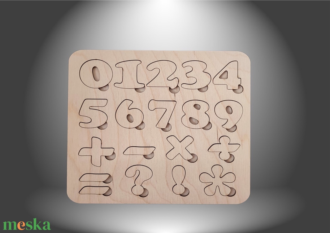 Számos Behelyettesítő - játék & sport - puzzle - forma puzzle - Meska.hu