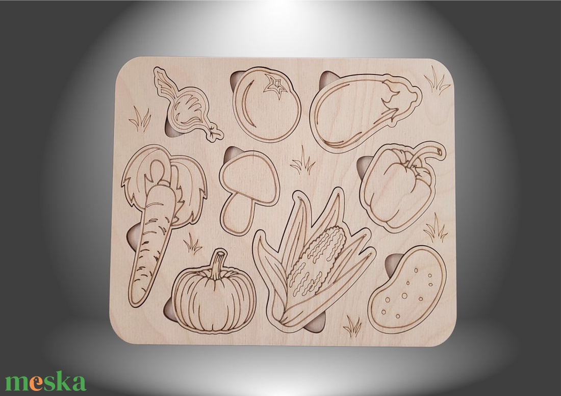 Zöldséges Behelyettesítő - játék & sport - puzzle - forma puzzle - Meska.hu