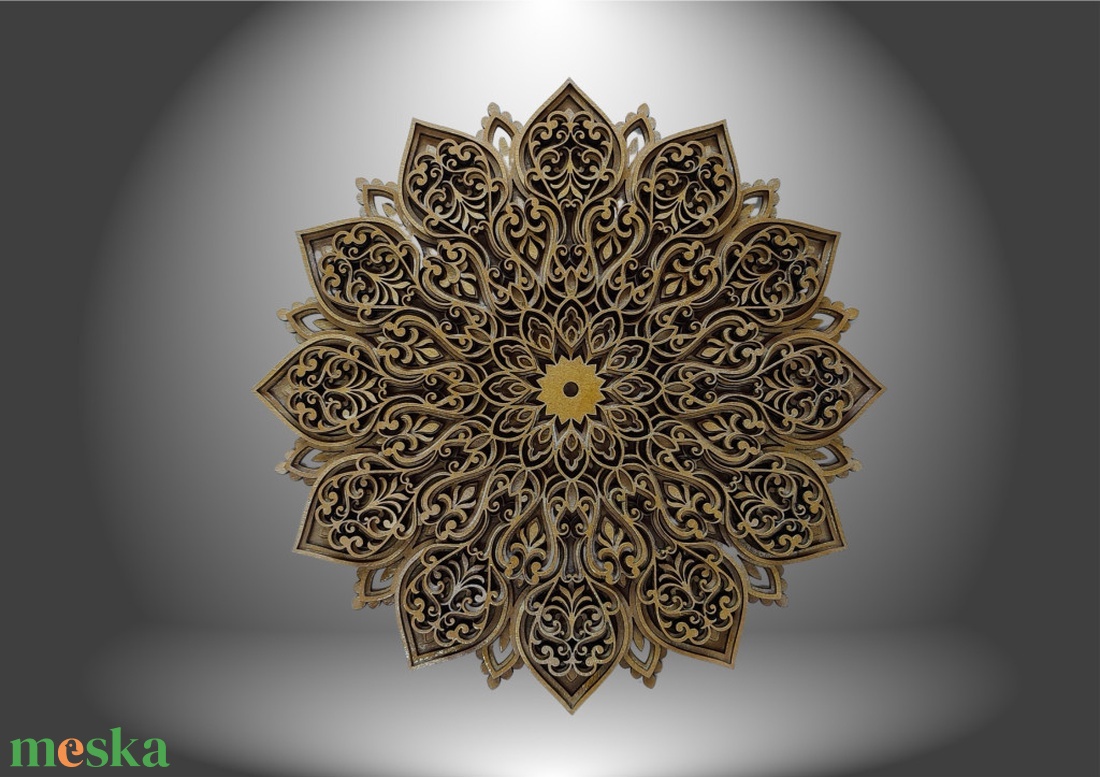 3D Mandala - Arany Ragyogás - otthon & életmód - dekoráció - spiritualitás - mandala - Meska.hu 3D Mandala - Arany Ragyogás - otthon & életmód - dekoráció - spiritualitás - mandala - Meska.hu