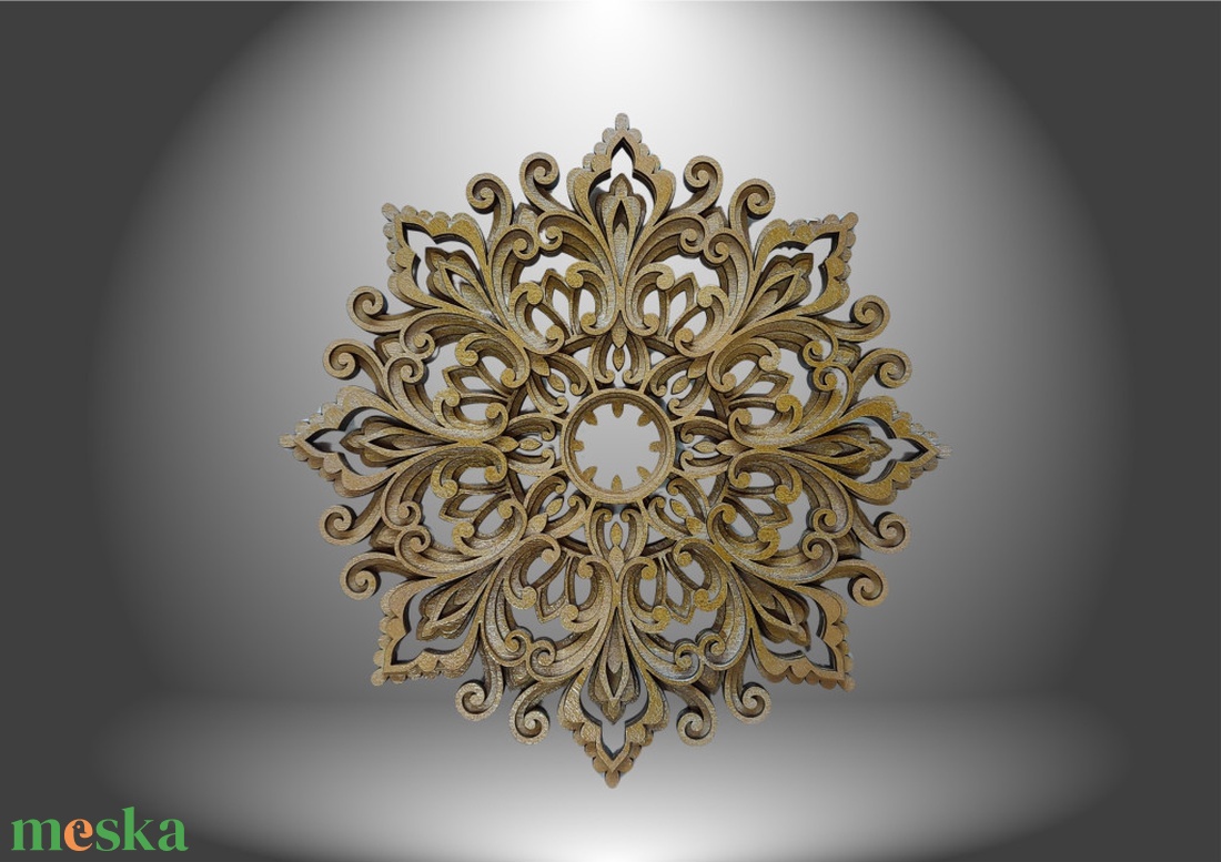 3D Mandala - Arany Virágzás - otthon & életmód - dekoráció - spiritualitás - mandala - Meska.hu 3D Mandala - Arany Virágzás - otthon & életmód - dekoráció - spiritualitás - mandala - Meska.hu