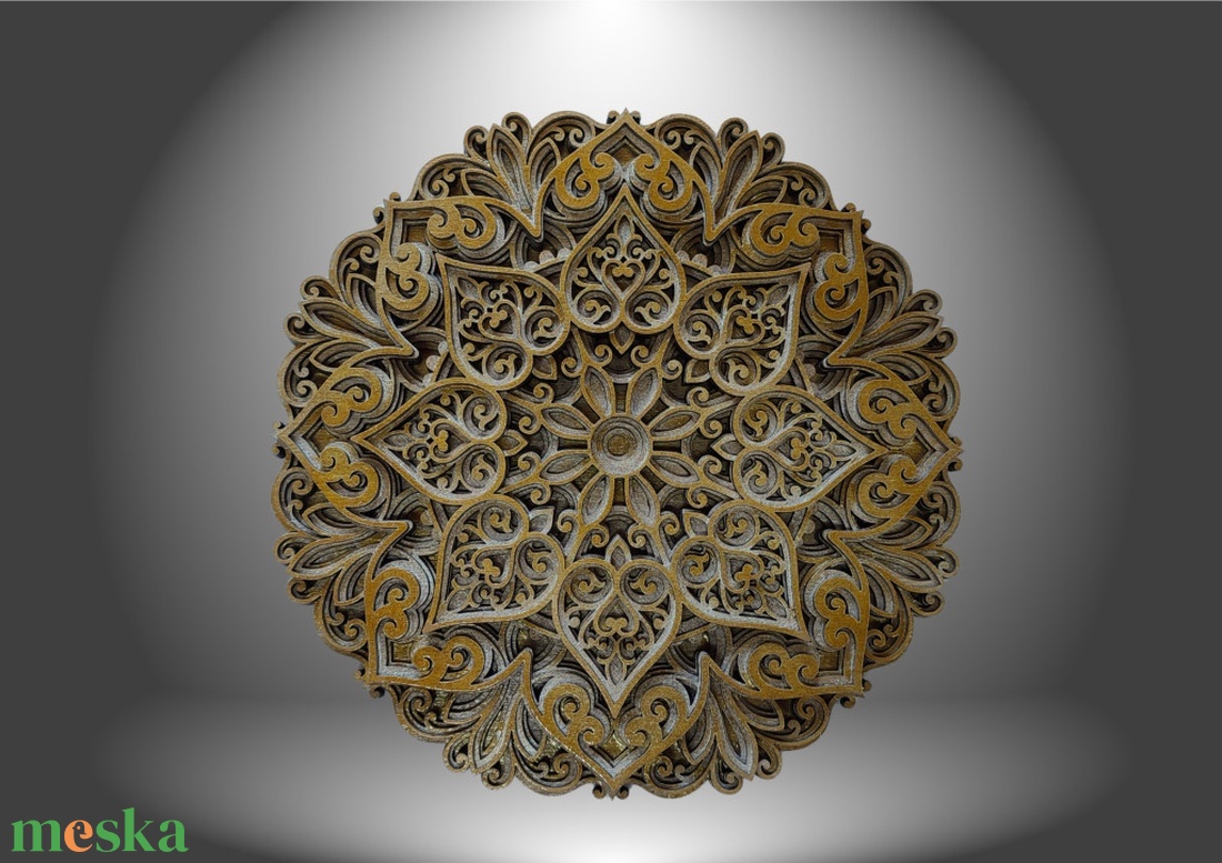 3D Mandala - Szívvirág - otthon & életmód - dekoráció - spiritualitás - mandala - Meska.hu