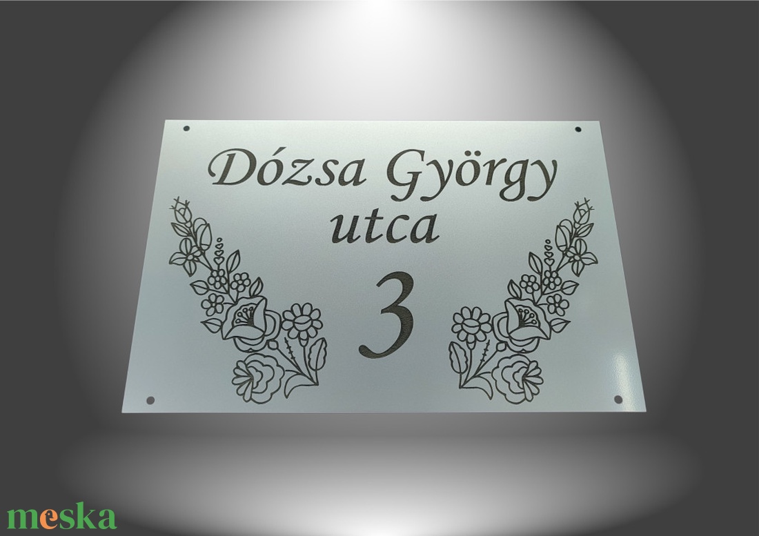 Házszámtábla (grafikával) - otthon & életmód - ház & kert - házszám - Meska.hu Házszámtábla (grafikával) - otthon & életmód - ház & kert - házszám - Meska.hu