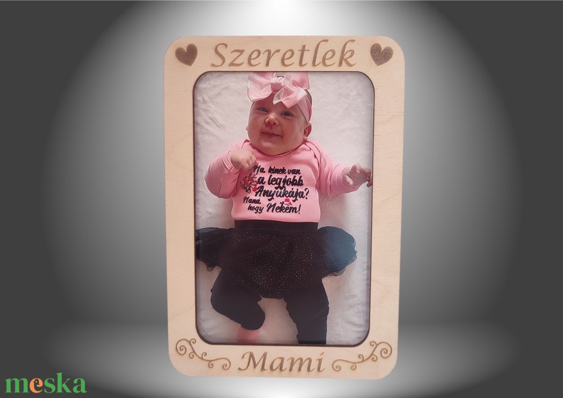 Képkeret Szeretlek Mami - otthon & életmód - dekoráció - kép & falikép - képkeret - Meska.hu