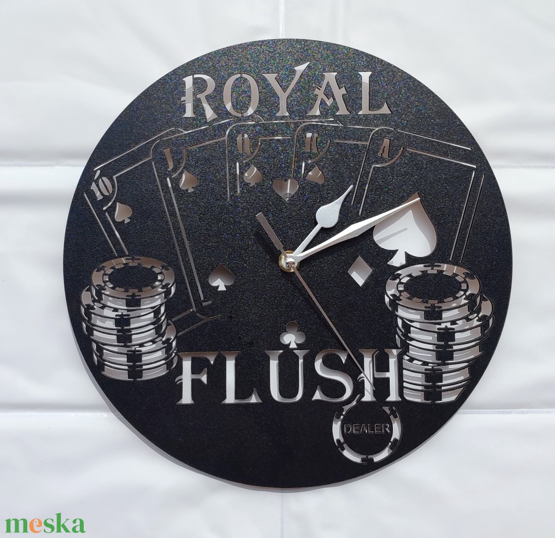 Póker Óra ( Royal Flush) - otthon & életmód - dekoráció - fali és függő dekoráció - falióra & óra - Meska.hu Póker Óra ( Royal Flush) - otthon & életmód - dekoráció - fali és függő dekoráció - falióra & óra - Meska.hu