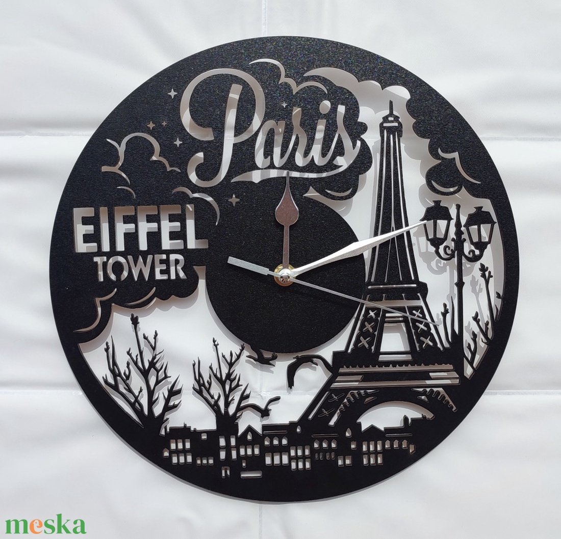 Paris Eifell Torony Óra - otthon & életmód - dekoráció - fali és függő dekoráció - falióra & óra - Meska.hu Paris Eifell Torony Óra - otthon & életmód - dekoráció - fali és függő dekoráció - falióra & óra - Meska.hu