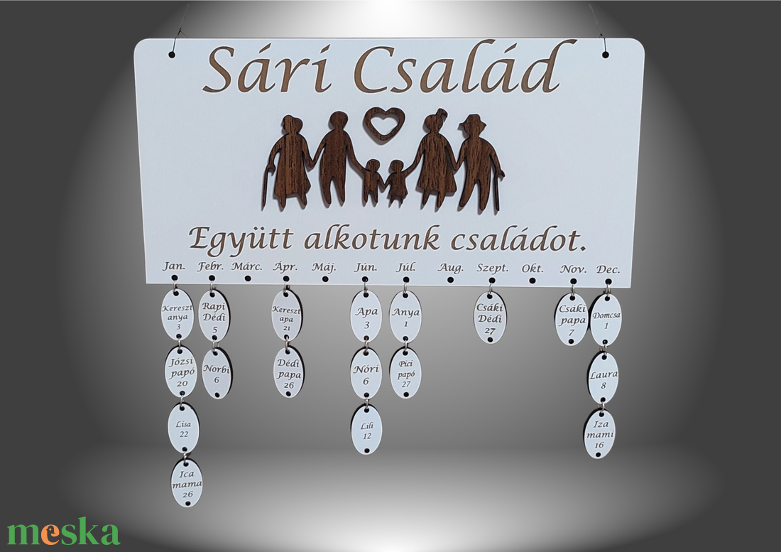 Családi naptár - otthon & életmód - dekoráció - fali és függő dekoráció - falinaptár & öröknaptár - Meska.hu Családi naptár - otthon & életmód - dekoráció - fali és függő dekoráció - falinaptár & öröknaptár - Meska.hu