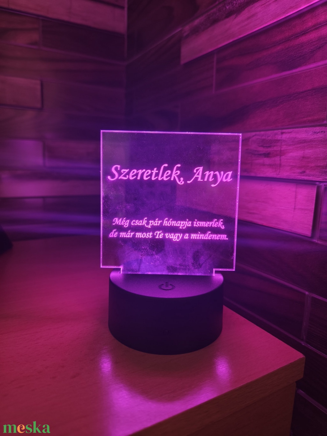 Ledes Plexi Tábla - otthon & életmód - lámpa - asztali lámpa - Meska.hu