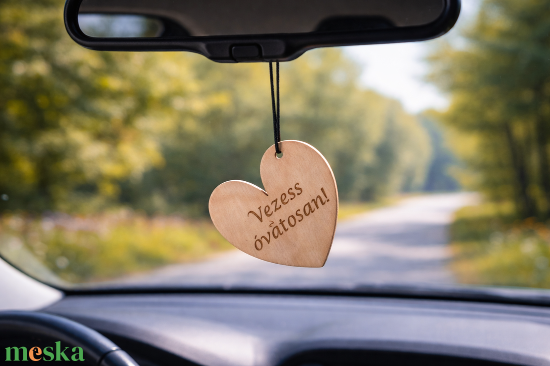 Autós Visszapillantó Dísz (Szív) - otthon & életmód - autó - visszapillantó dísz - Meska.hu