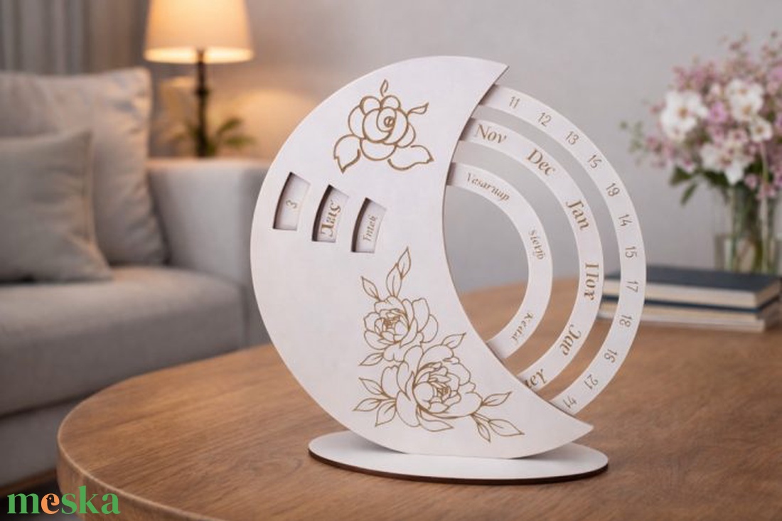 Öröknaptár (Nagy Rózsa) - otthon & életmód - dekoráció - fali és függő dekoráció - falinaptár & öröknaptár - Meska.hu