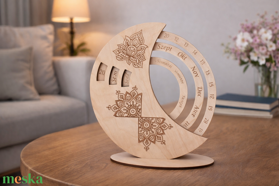 Öröknaptár (Mandalás) - otthon & életmód - dekoráció - fali és függő dekoráció - falinaptár & öröknaptár - Meska.hu