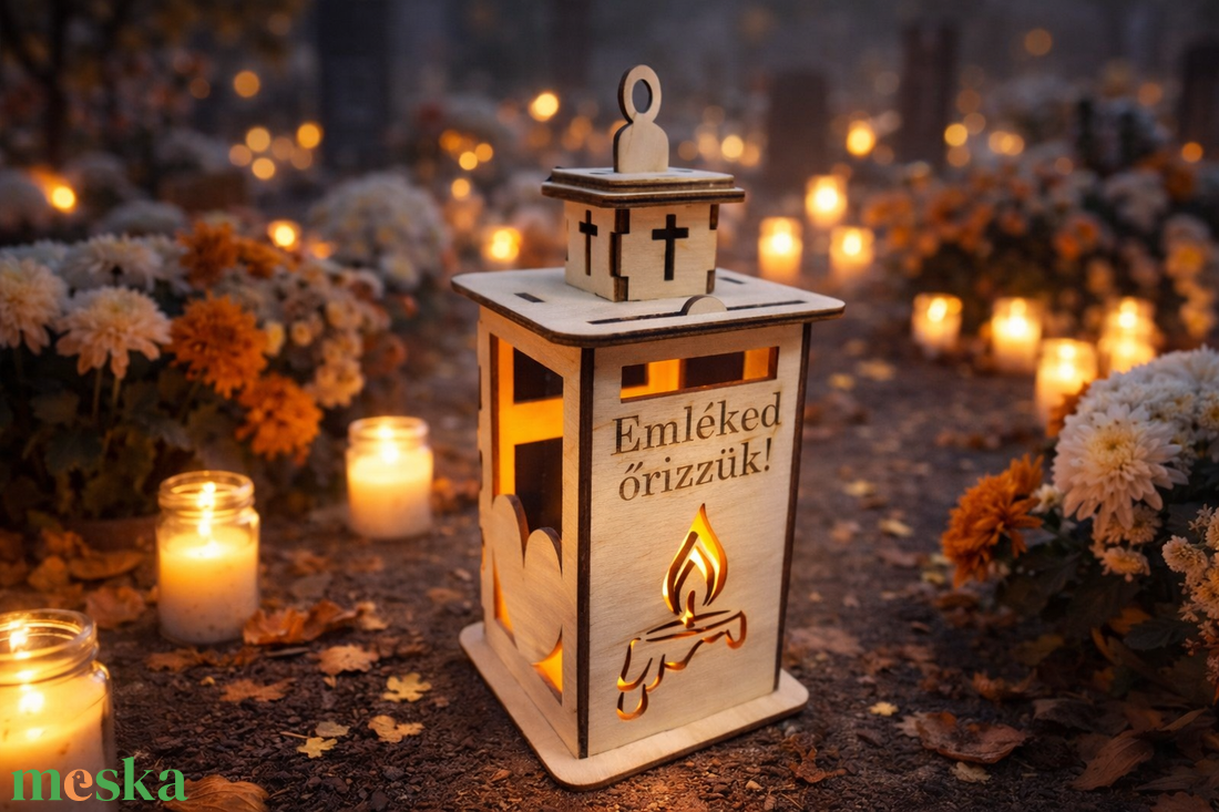 Mindenszentek Mécsestartó 2 - otthon & életmód - gyertya, illat, aroma - mécses és mécsestartó - Meska.hu