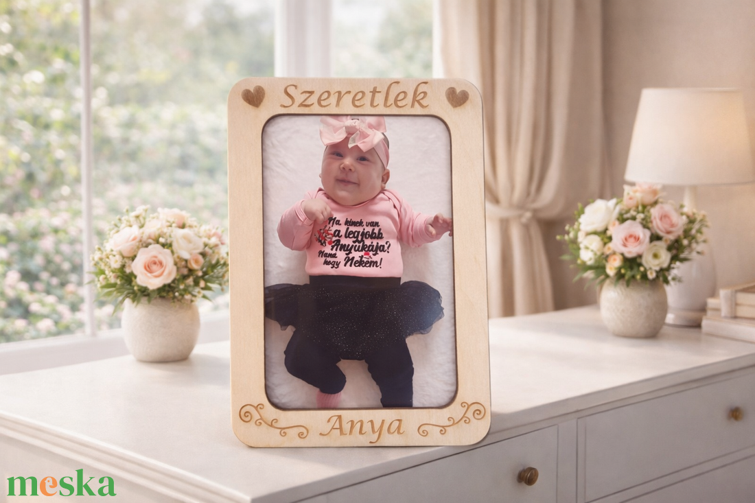 Képkeret Szeretlek Anya - otthon & életmód - dekoráció - kép & falikép - képkeret - Meska.hu