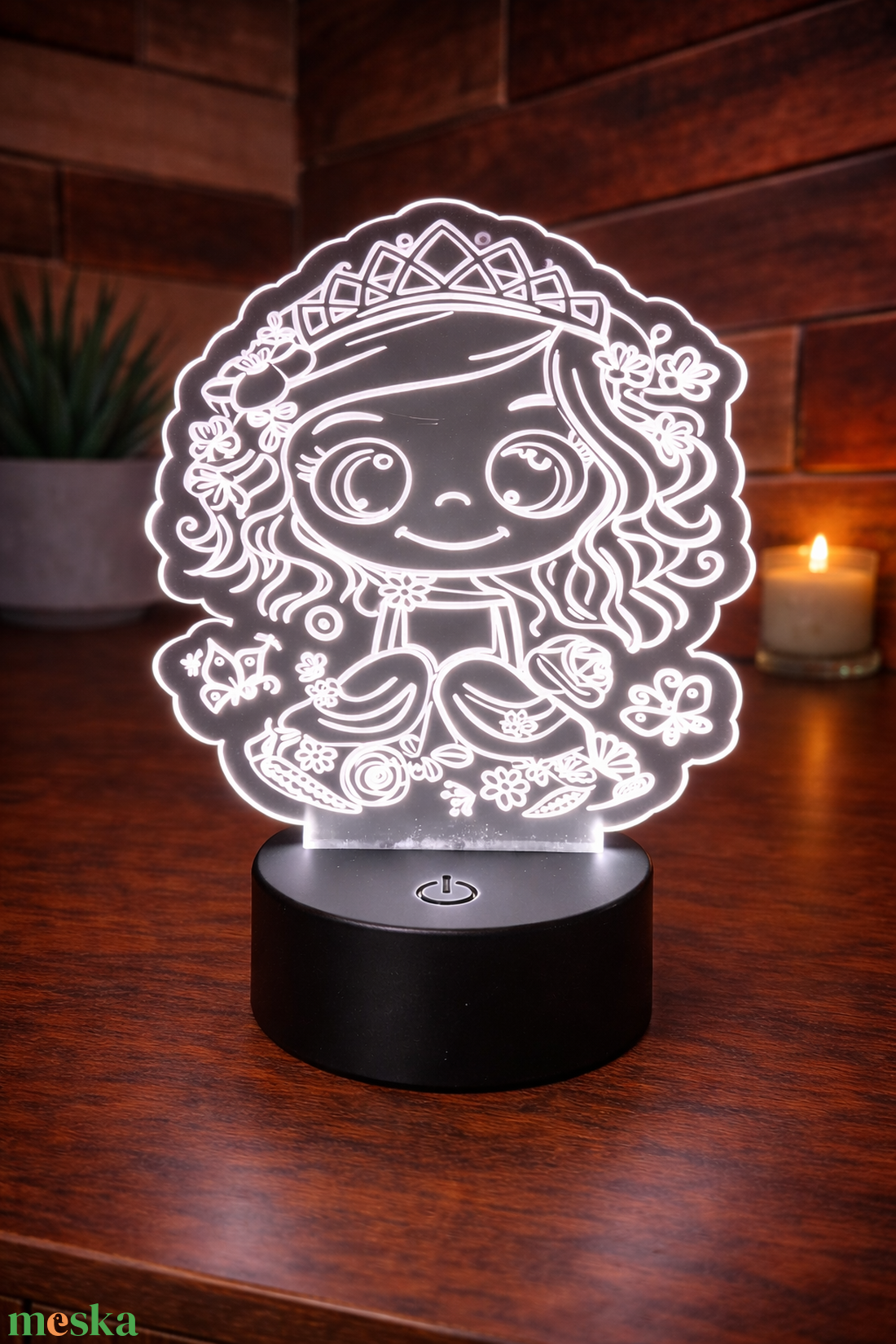 Hercegnős LED lámpa - otthon & életmód - lámpa - hangulatlámpa - Meska.hu