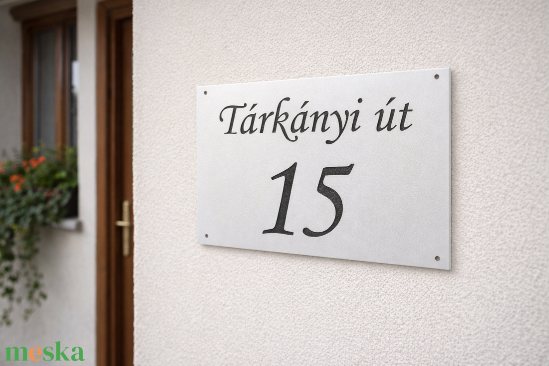 Házszámtábla - otthon & életmód - ház & kert - házszám - Meska.hu
