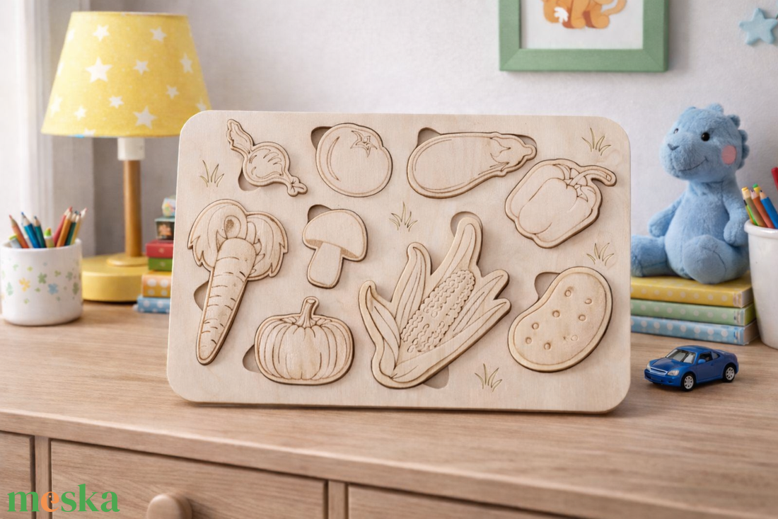 Zöldséges Behelyettesítő - játék & sport - puzzle - forma puzzle - Meska.hu