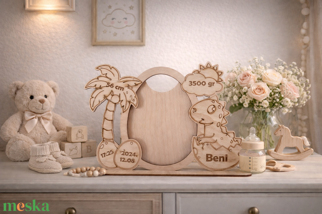 Dínós Képkeret - otthon & életmód - dekoráció - kép & falikép - képkeret - Meska.hu