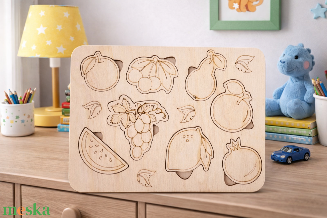 Gyümölcsös Behelyettesítő - játék & sport - puzzle - forma puzzle - Meska.hu