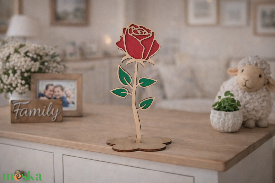 Örök Rózsa - otthon & életmód - virágdekoráció - virágdíszek - asztali virágdísz - Meska.hu