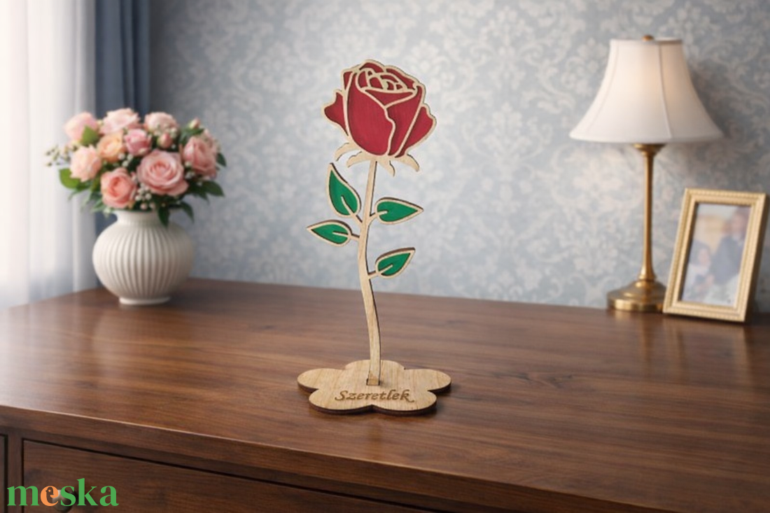 Örök Rózsa - otthon & életmód - virágdekoráció - virágdíszek - asztali virágdísz - Meska.hu