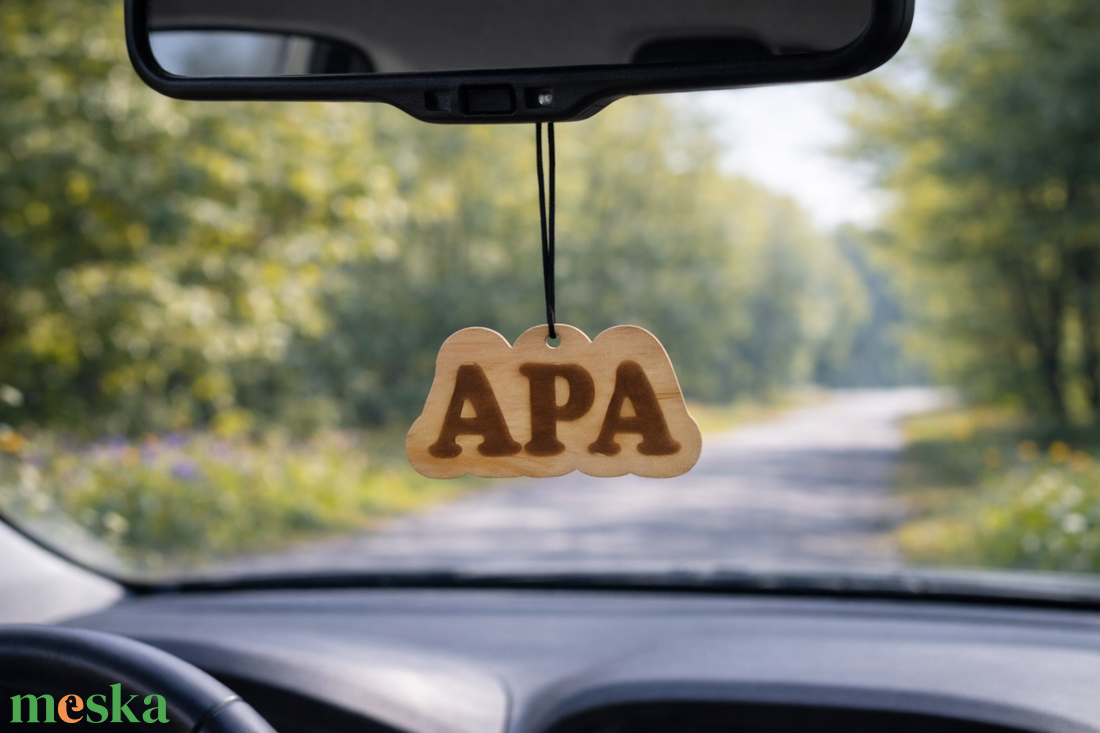 Autós Visszapillantó Dísz (Apa) - otthon & életmód - autó - visszapillantó dísz - Meska.hu