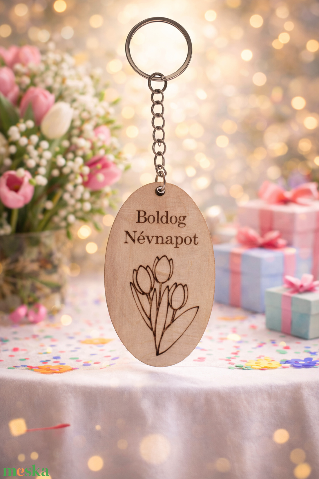 Boldog Névnapot Kulcstartó (Női) - táska & tok - kulcstartó & táskadísz - kulcstartó - Meska.hu