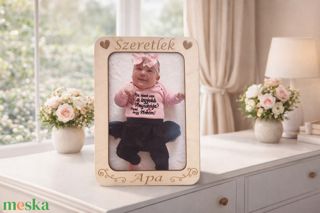 Képkeret Szeretlek Apa - otthon & életmód - dekoráció - kép & falikép - képkeret - Meska.hu