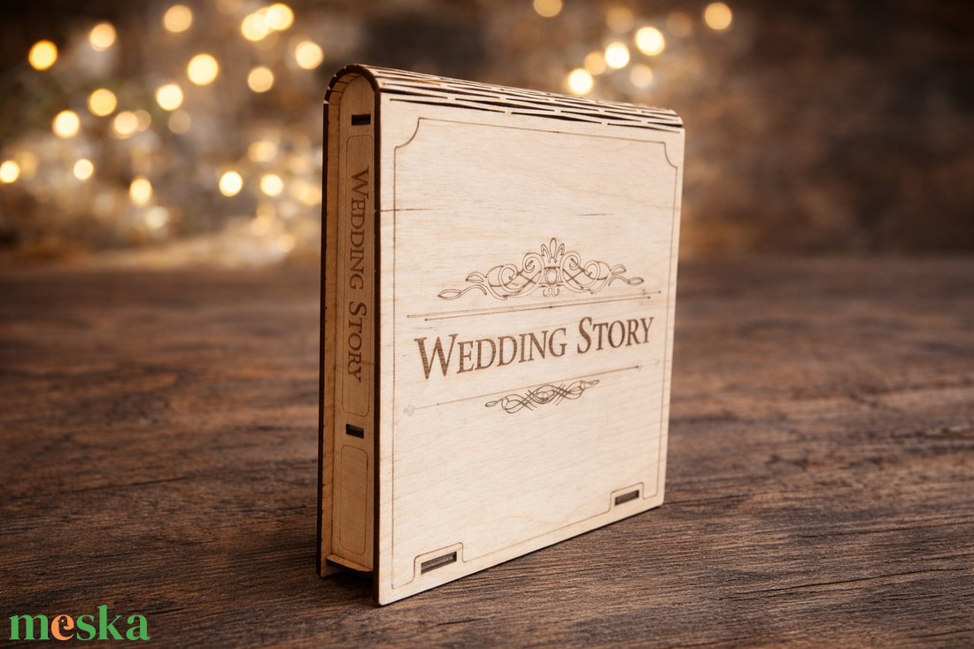 Esküvői FotóAlbum FaDoboz - esküvő - emlék & ajándék - album & fotóalbum - Meska.hu