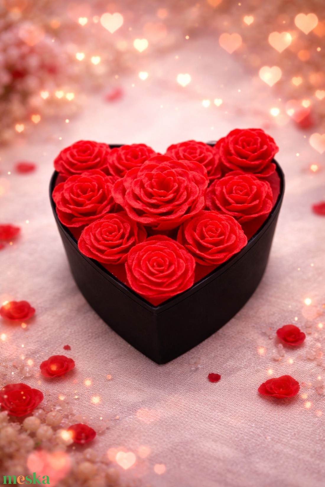 3D Rózsa doboz - otthon & életmód - dekoráció - dísztárgy - Meska.hu