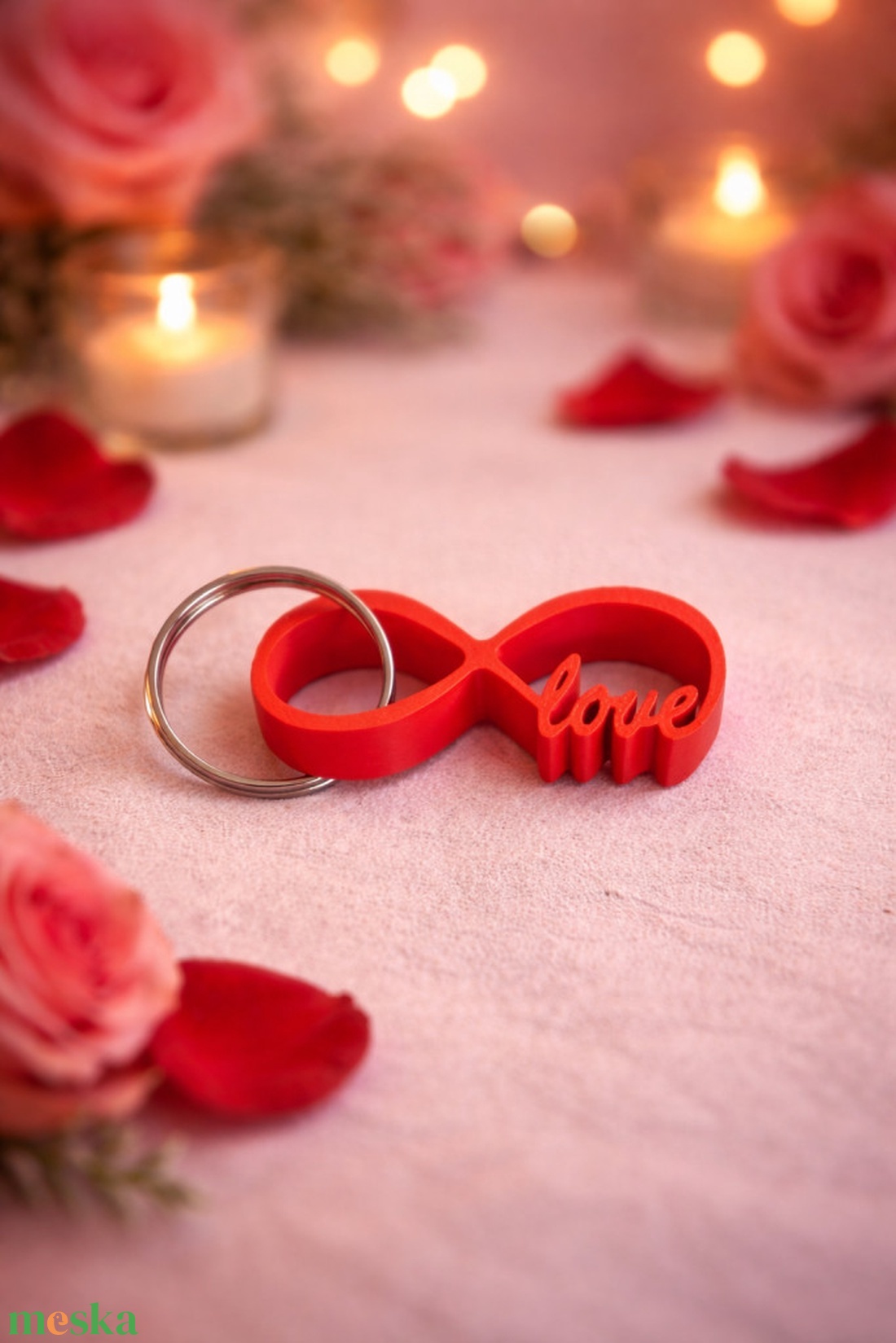 3D Forever Love - Kulcstartó - táska & tok - kulcstartó & táskadísz - kulcstartó - Meska.hu