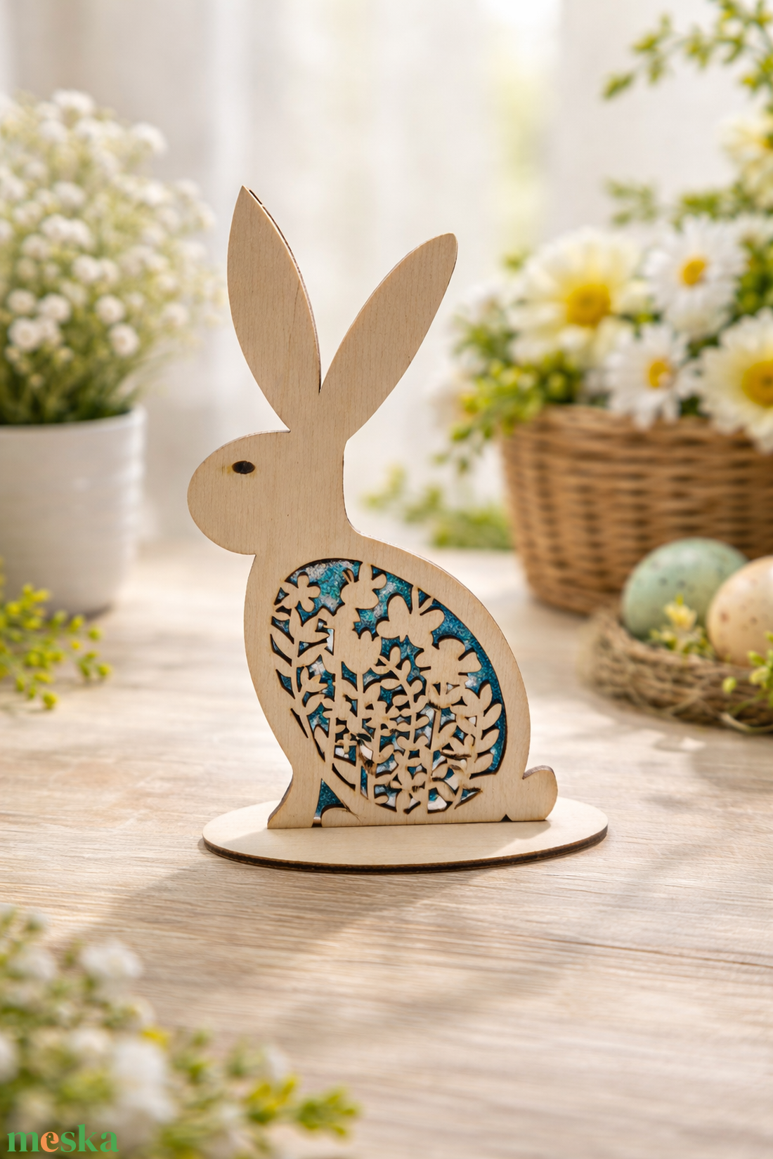 Húsvéti Nyuszis Dísz (színes) - otthon & életmód - dekoráció - dísztárgy - Meska.hu