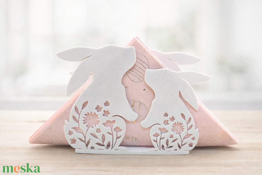 3D Húsvéti Szalvétatartó - otthon & életmód - konyhafelszerelés, tálalás - tálalás - szalvétatartó, szalvétagyűrű - Meska.hu