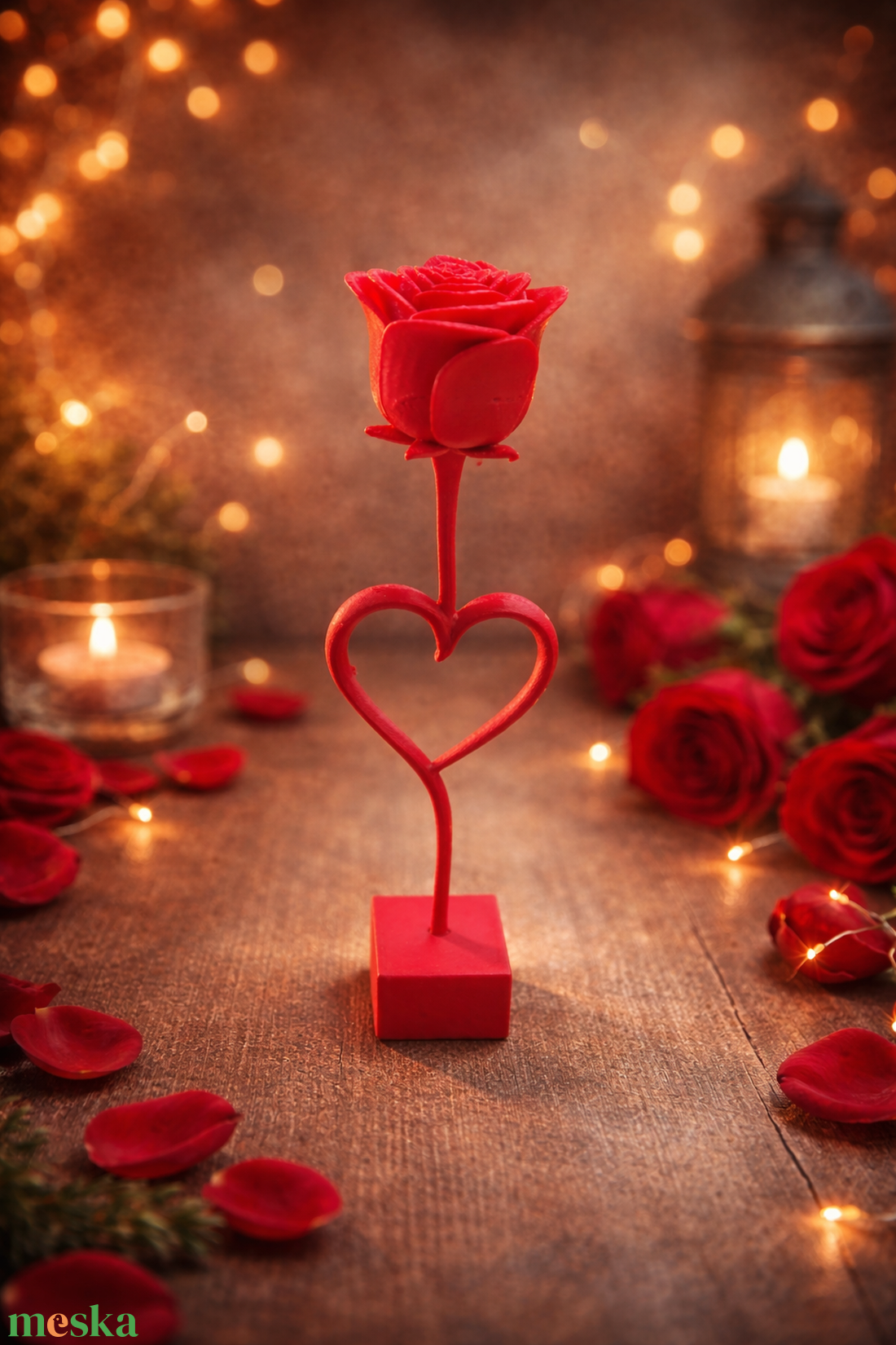 3D Rózsa - otthon & életmód - dekoráció - dísztárgy - Meska.hu