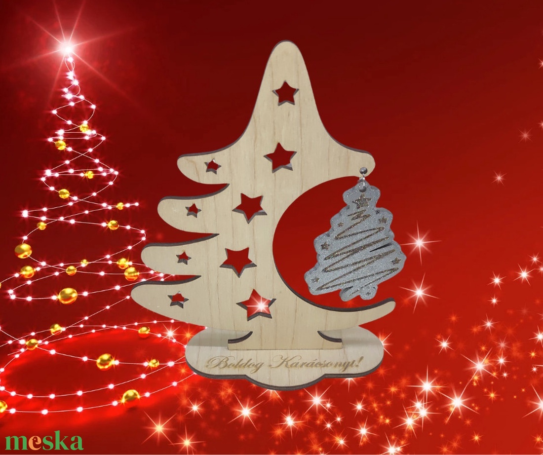 Karácsonyi Asztaldísz - karácsony - adventi díszek - adventi asztaldísz - Meska.hu