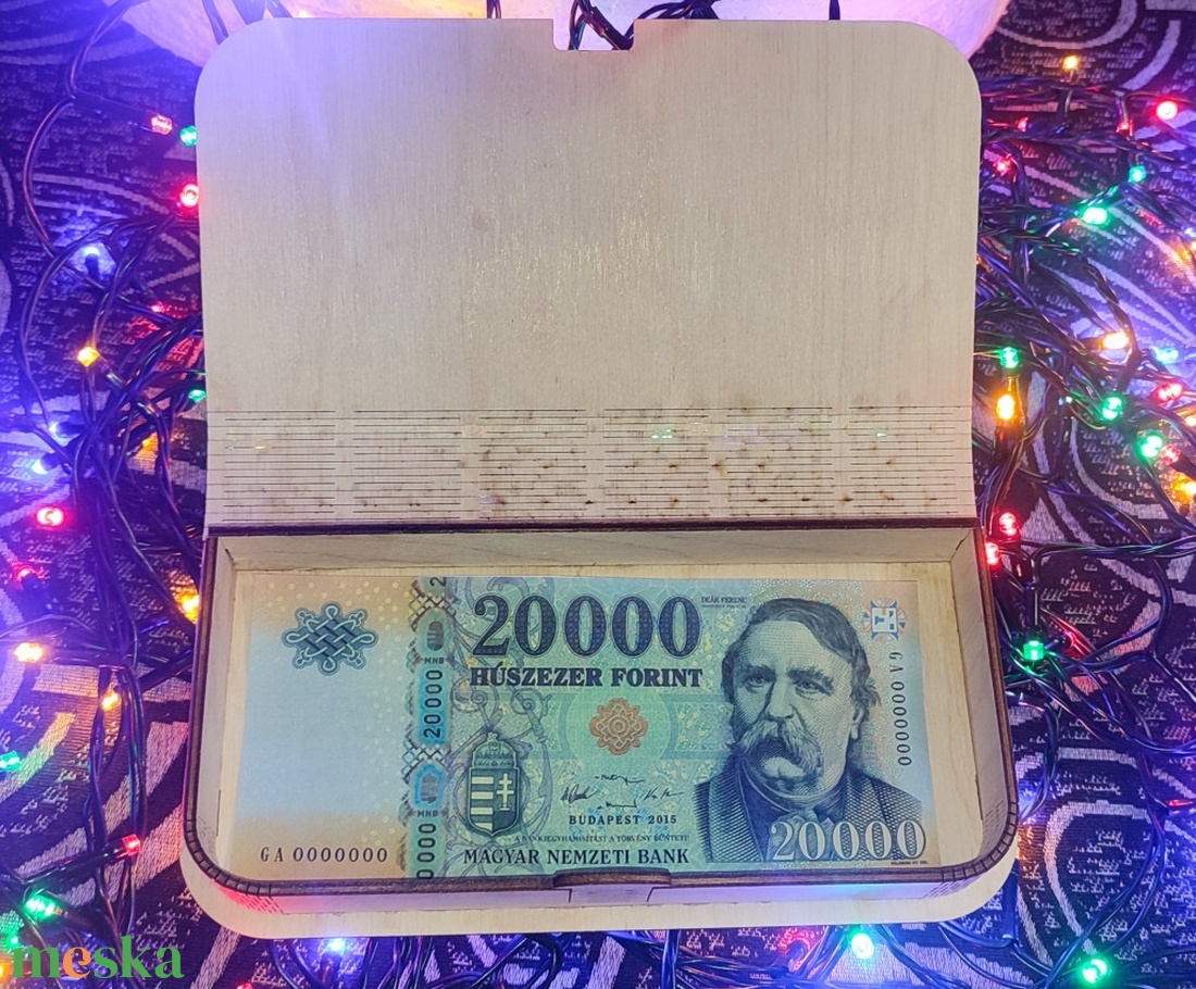 Pénzátadó Doboz Merry Christmas - otthon & életmód - papír, írószer - ajándékozás kellékei - pénzátadó doboz - Meska.hu