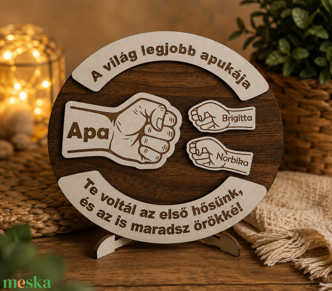 Apák Napi Dísz - otthon & életmód - dekoráció - asztal és polc dekoráció - asztaldísz - Meska.hu