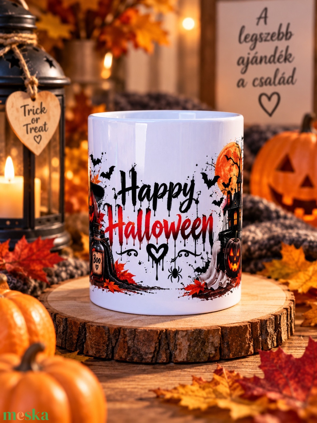Halloween Bögre - otthon & életmód - konyhafelszerelés, tálalás - tálalás - bögre & csésze - Meska.hu