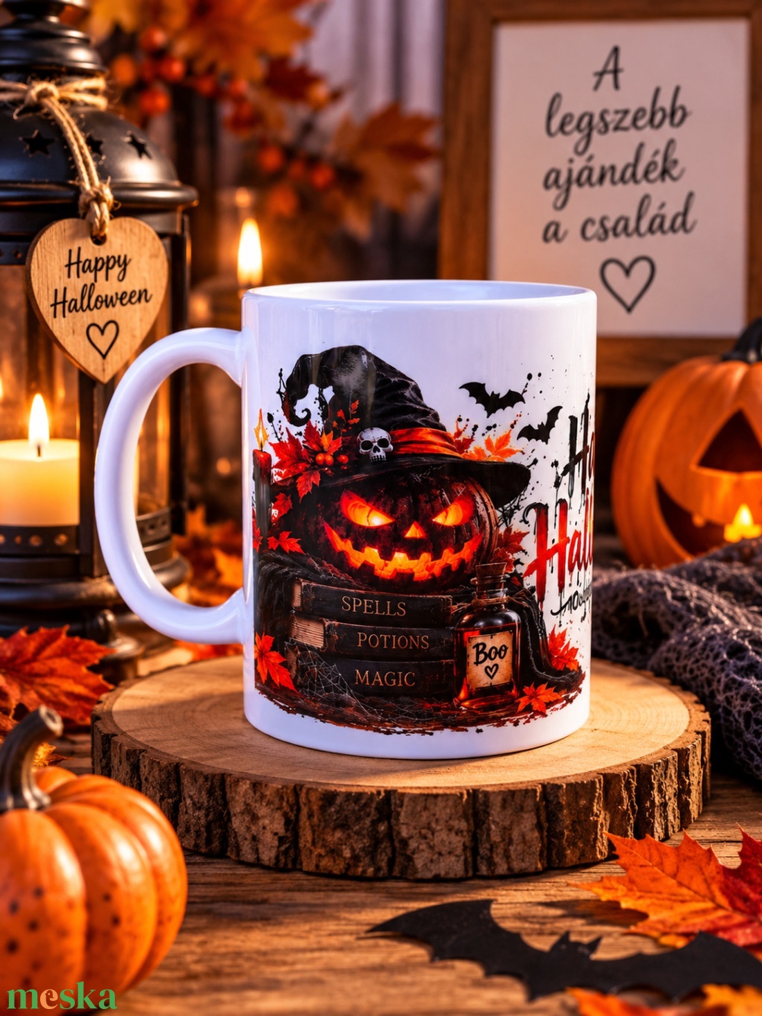 Halloween Bögre - otthon & életmód - konyhafelszerelés, tálalás - tálalás - bögre & csésze - Meska.hu