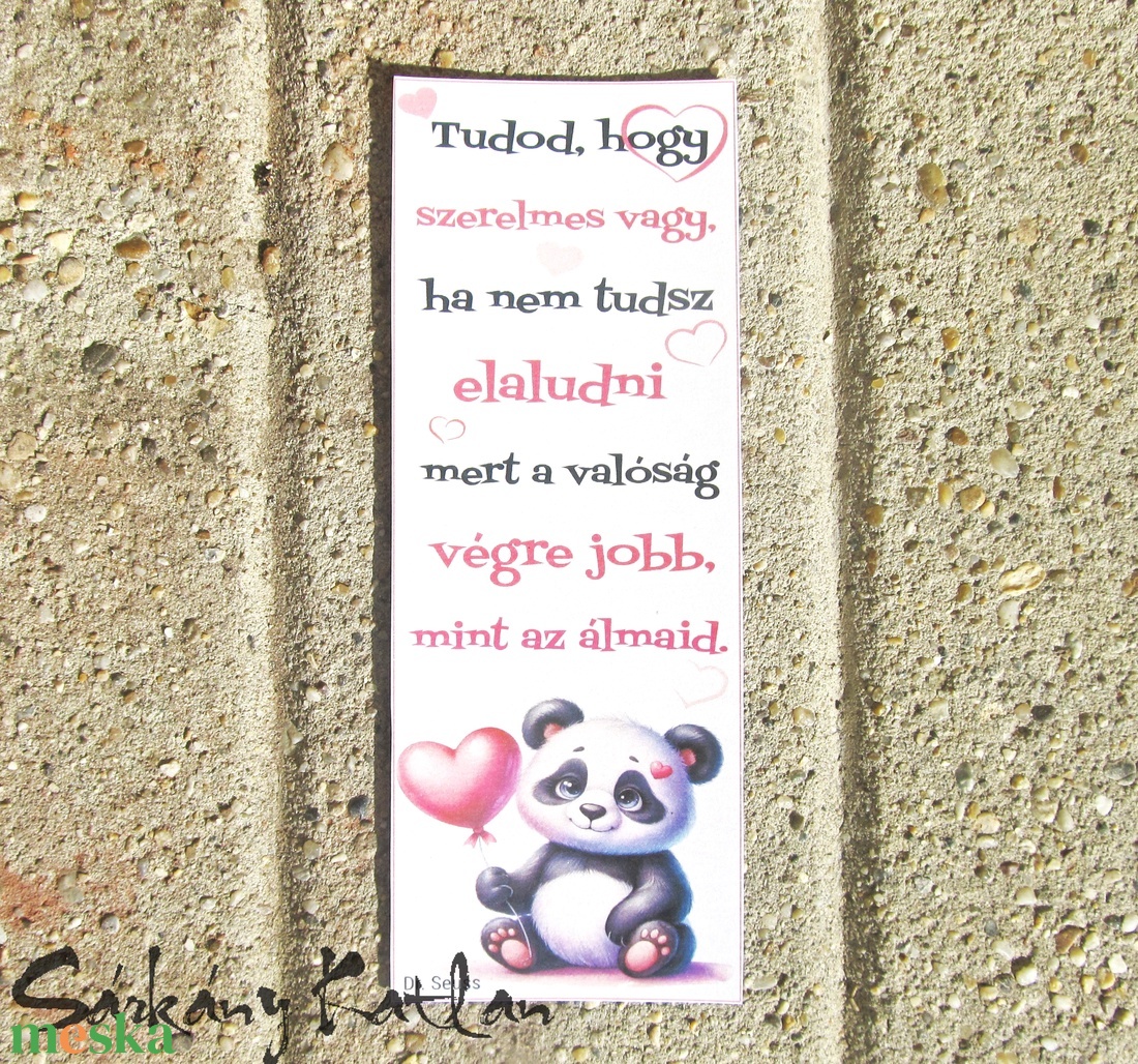 Szerelmes panda karton könyvjelző - könyv & zene - könyvjelző - Meska.hu Szerelmes panda karton könyvjelző - könyv & zene - könyvjelző - Meska.hu