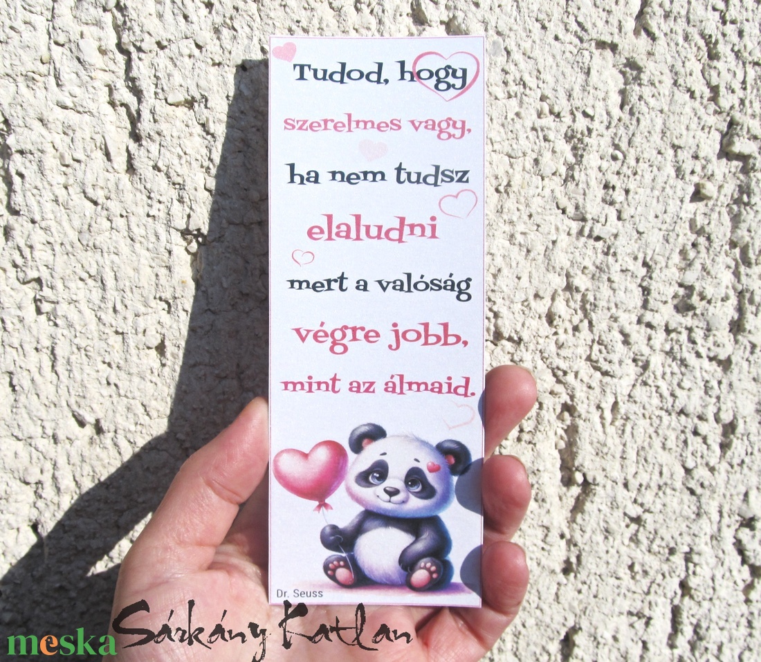 Szerelmes panda karton könyvjelző - könyv & zene - könyvjelző - Meska.hu Szerelmes panda karton könyvjelző - könyv & zene - könyvjelző - Meska.hu