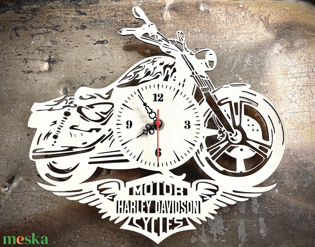 Harley Davidson motoros falióra - otthon & életmód - dekoráció - fali és függő dekoráció - falióra & óra - Meska.hu Harley Davidson motoros falióra - otthon & életmód - dekoráció - fali és függő dekoráció - falióra & óra - Meska.hu