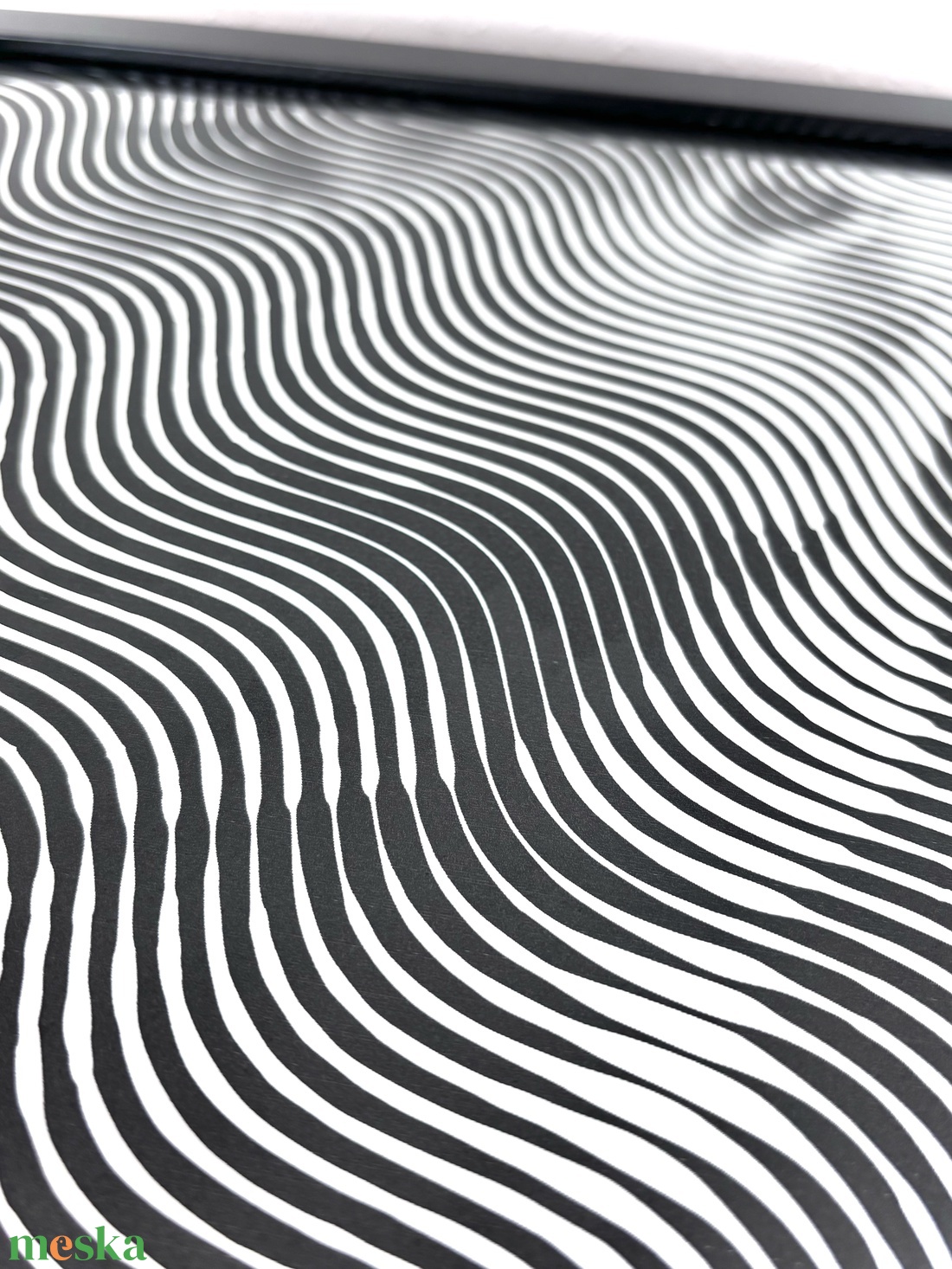 Oroszlán mintás gravírozott tükör - otthon & életmód - dekoráció - tükör - Meska.hu