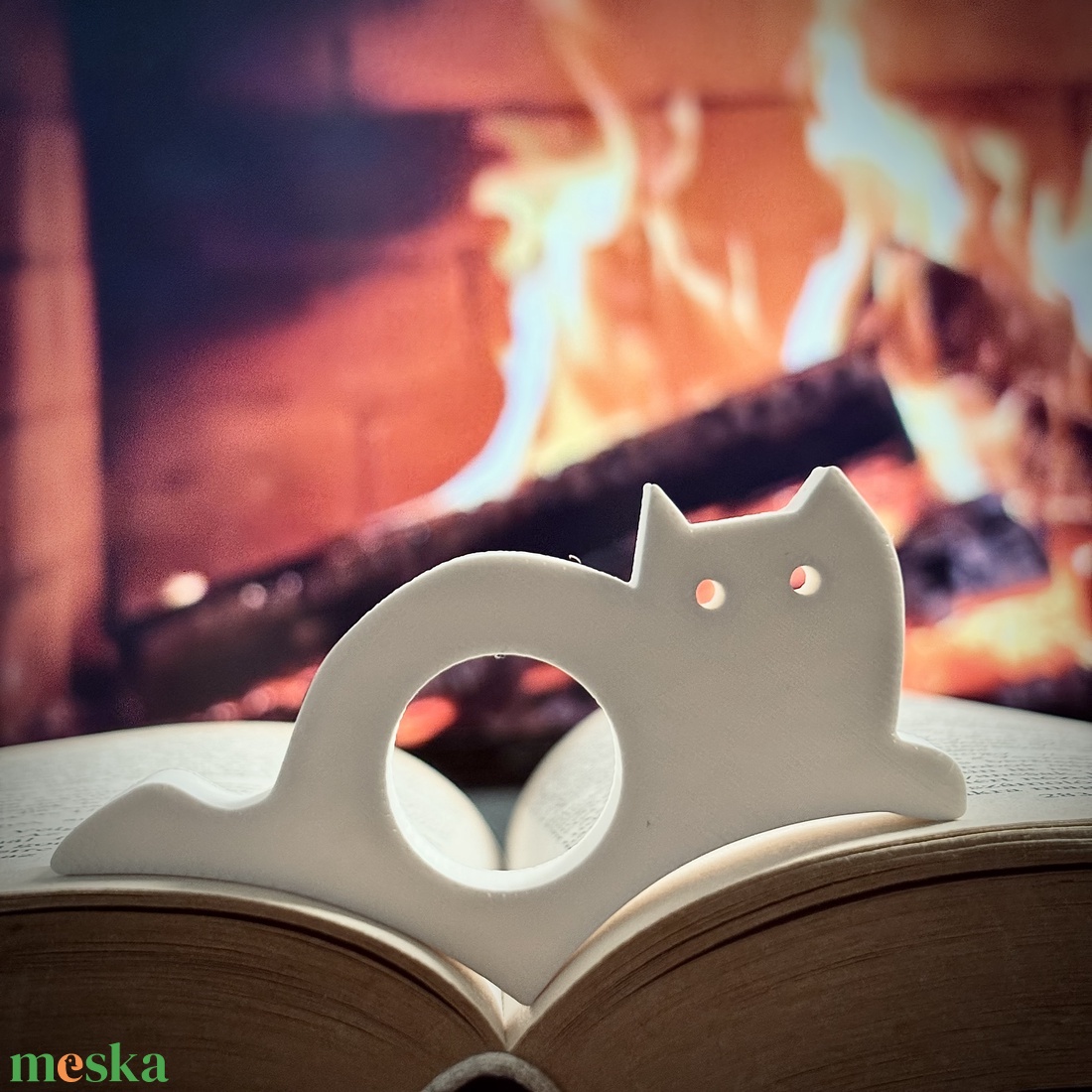 Cicás Egykezes könyvolvasó gyűrű � a kényelmes olvasáshoz - otthon & életmód - dekoráció - asztal és polc dekoráció - könyvtámasz - Meska.hu