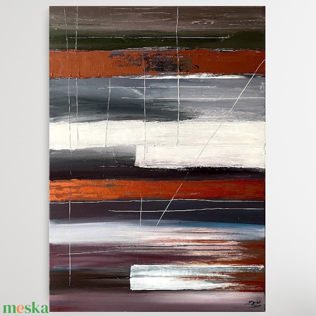 Találkozások - művészet - festmény - akril - Meska.hu