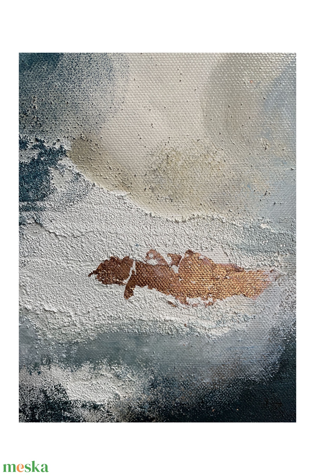 Jégvihar - 30 x 70 - akril  - művészet - festmény - akril - Meska.hu