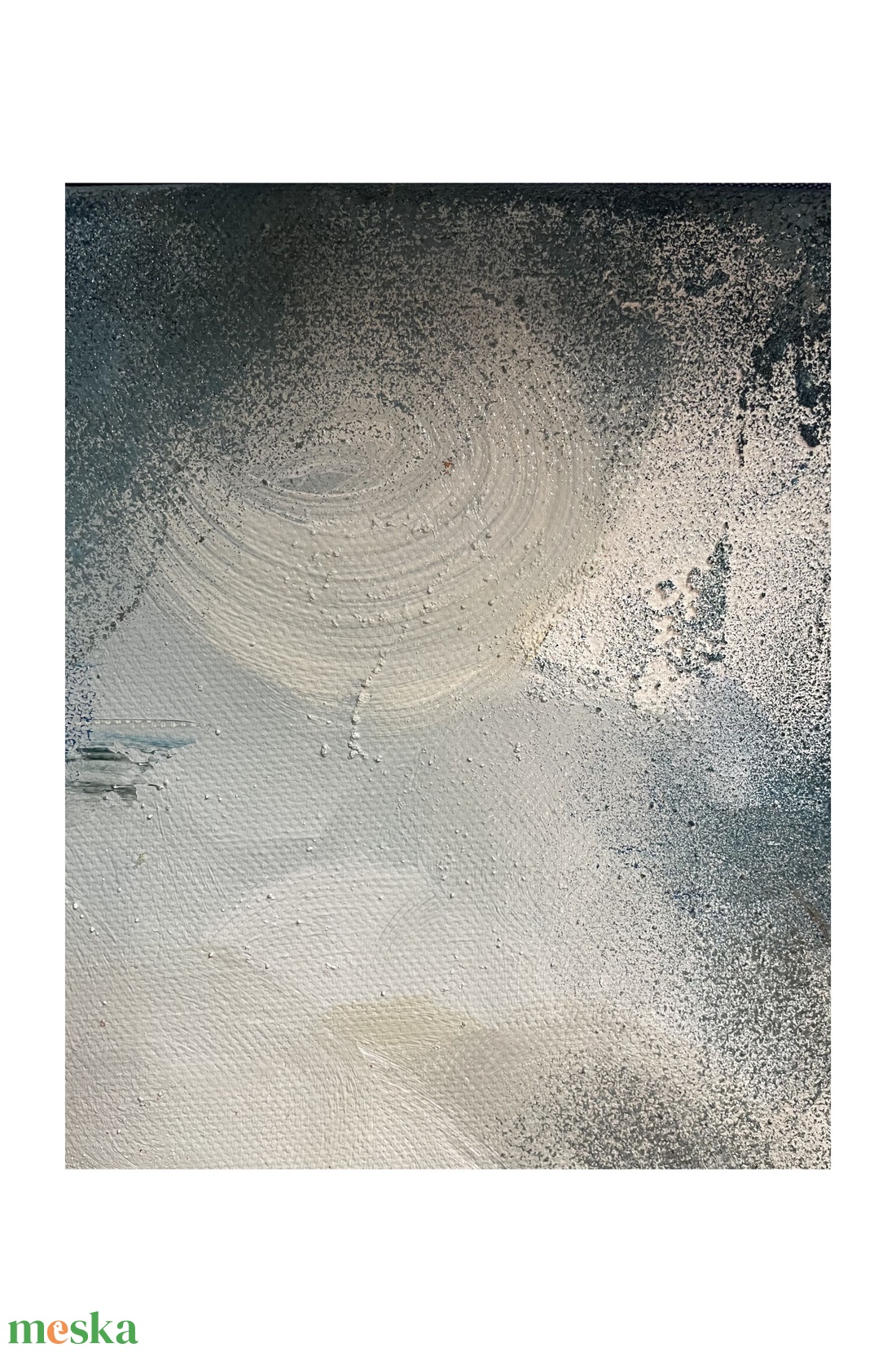 Jégvihar - 30 x 70 - akril  - művészet - festmény - akril - Meska.hu